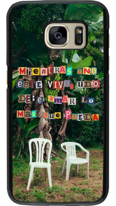 Samsung Galaxy S7 Case Hülle - Chairs DTMF