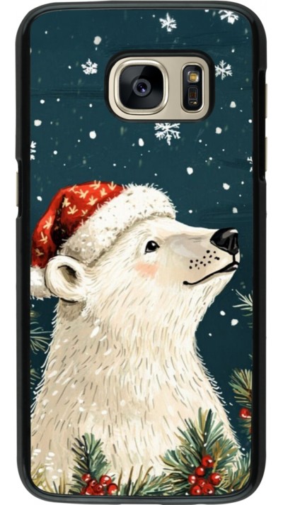Samsung Galaxy S7 Case Hülle - Christmas 25 Bear