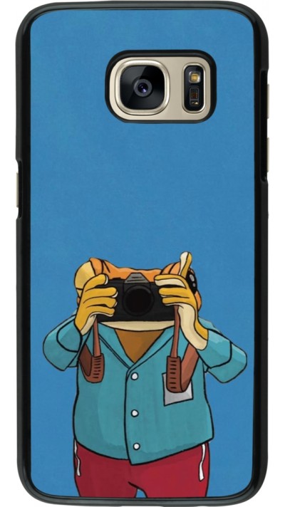 Samsung Galaxy S7 Case Hülle - Frog with camera DTMF