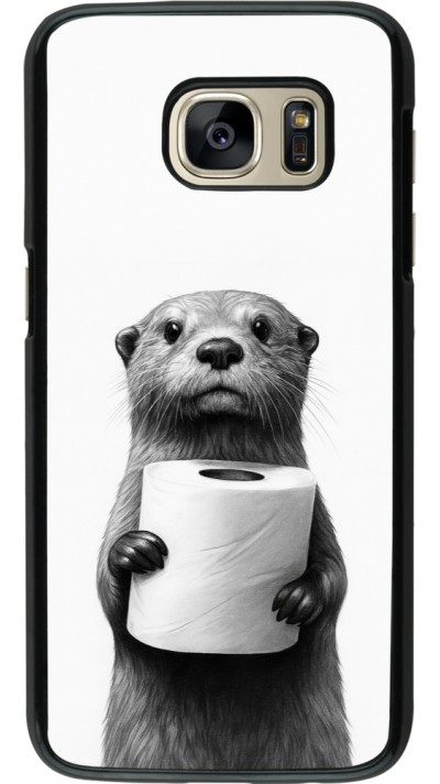 Samsung Galaxy S7 Case Hülle - Otter Toilettenpapier