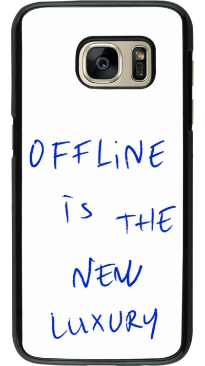 Samsung Galaxy S7 Case Hülle - Offline is the new luxury