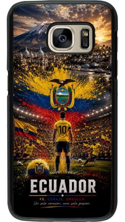 Samsung Galaxy S7 Case Hülle - Fussball Ecuador splash 2026