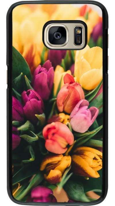 Samsung Galaxy S7 Case Hülle - Bouquet of tulips Spring 2026