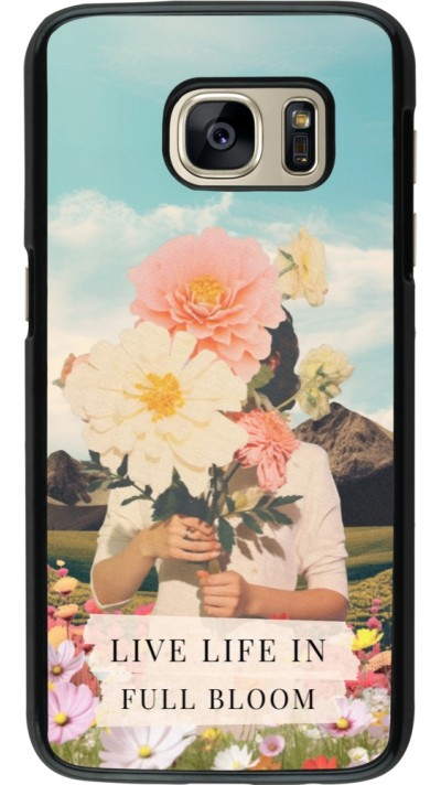 Samsung Galaxy S7 Case Hülle - Live life in full moon Spring 2026