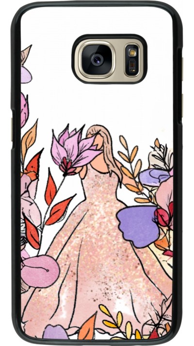 Coque Samsung Galaxy S7 - Taylor Swift Sketch - White