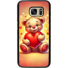 Samsung Galaxy S7 Case Hülle - Valentin 2024 Teddy Liebe
