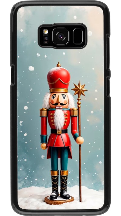 Samsung Galaxy S8 Case Hülle - Christmas 25 Nutcracker Snow