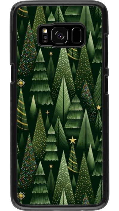 Samsung Galaxy S8 Case Hülle - Christmas 25 Pattern Xmas Tree