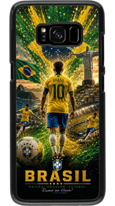 Coque Samsung Galaxy S8 - Football Brésil splash 2026