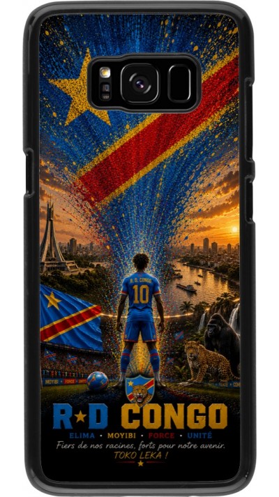 Coque Samsung Galaxy S8 - Football République démocratique du Congo splash 2026
