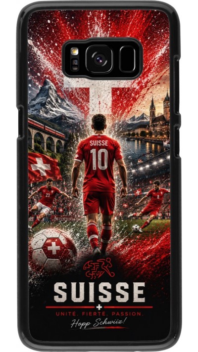 Coque Samsung Galaxy S8 - Football Suisse splash 2026