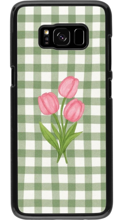 Coque Samsung Galaxy S8 - Green vichy tulips Spring 2026
