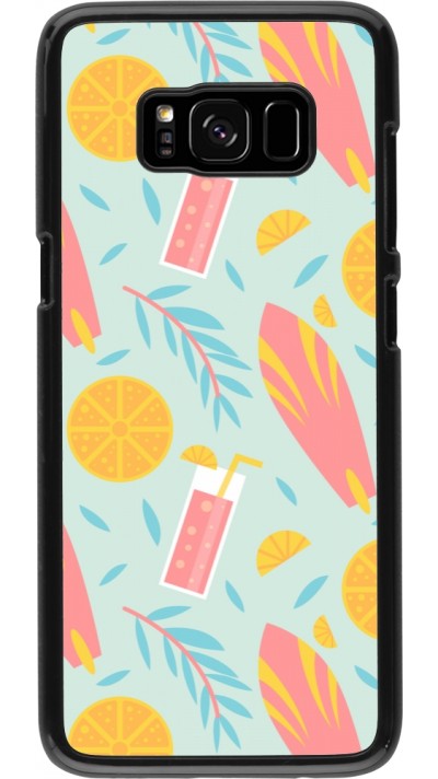 Samsung Galaxy S8 Case Hülle - Summer 2025 Pattern citron