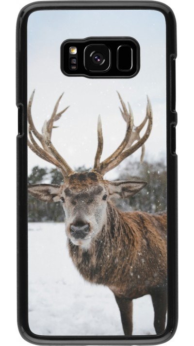 Samsung Galaxy S8 Case Hülle - Winter 25 Winter reindeer