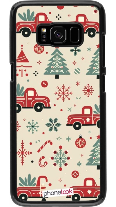 Samsung Galaxy S8 Case Hülle - Weihnachten 2024 Lkw Tanne