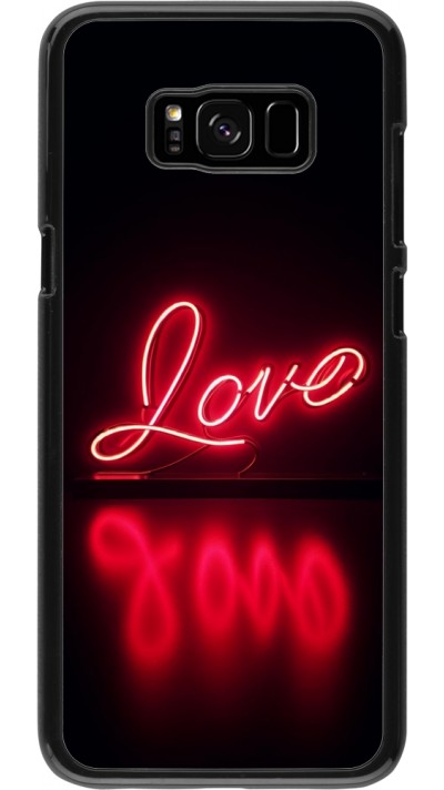 Coque Samsung Galaxy S8+ - Valentine 2025 Neon Love