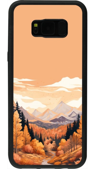 Coque Samsung Galaxy S8+ - Silicone rigide noir Autumn 25 Mountains
