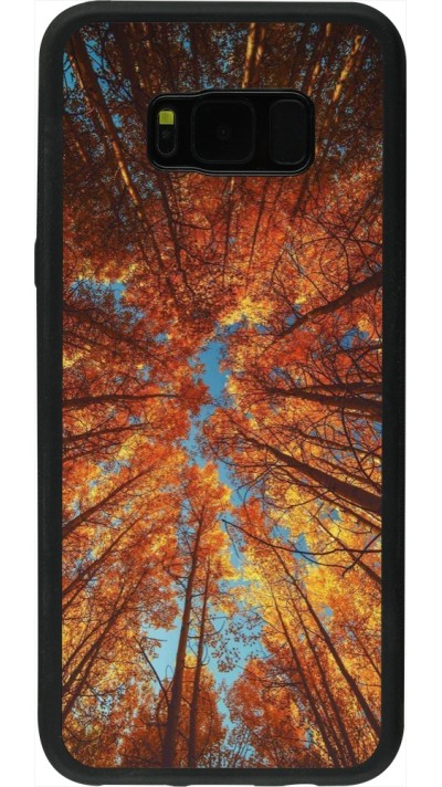 Coque Samsung Galaxy S8+ - Silicone rigide noir Autumn 25 Trees
