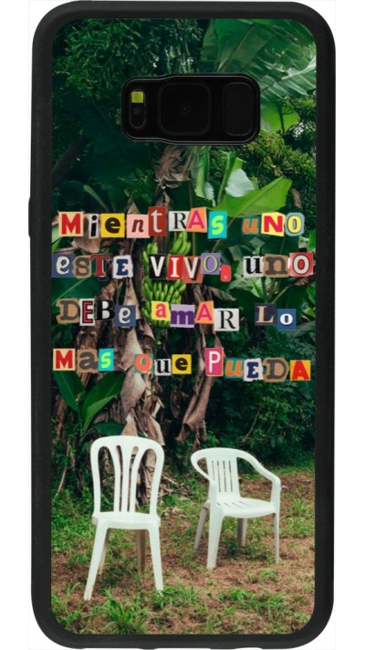 Coque Samsung Galaxy S8+ - Silicone rigide noir Chairs DTMF