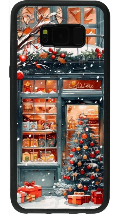 Samsung Galaxy S8+ Case Hülle - Silikon schwarz Christmas 25 Xmas Shop