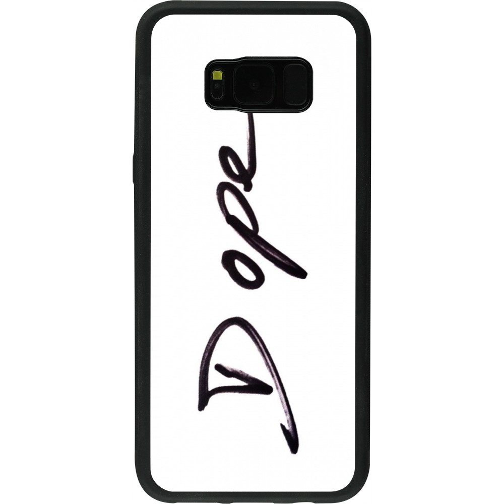 Coque Samsung Galaxy S8+ - Silicone rigide noir Dope
