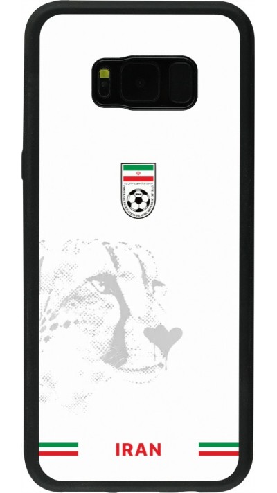 Coque Samsung Galaxy S8+ - Silicone rigide noir Maillot de football Iran 2026 personnalisable