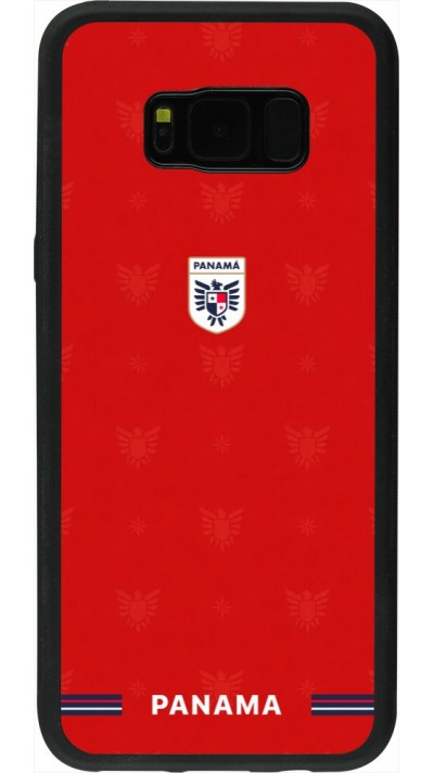 Coque Samsung Galaxy S8+ - Silicone rigide noir Maillot de football Panama 2026 personnalisable