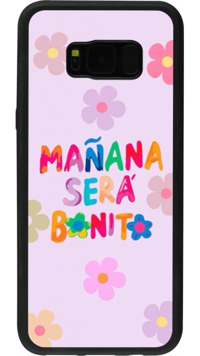 Coque Samsung Galaxy S8+ - Silicone rigide noir Karol G Manana sera bonito