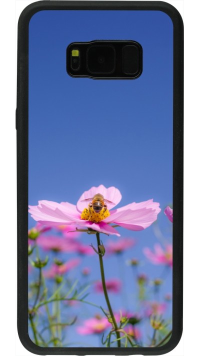 Coque Samsung Galaxy S8+ - Silicone rigide noir Bee on a flower Spring 2026