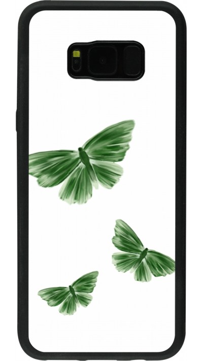 Coque Samsung Galaxy S8+ - Silicone rigide noir Butterflies Spring 2026