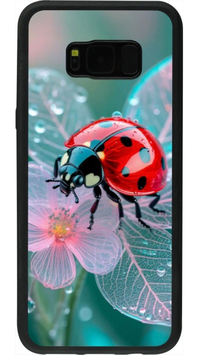 Coque Samsung Galaxy S8+ - Silicone rigide noir Ladybird in bloom Spring 2026
