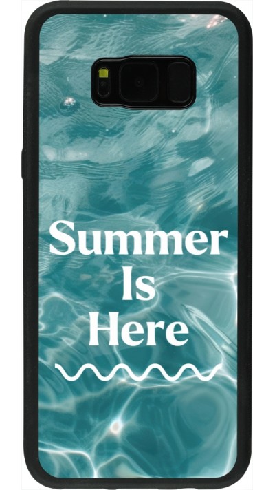Samsung Galaxy S8+ Case Hülle - Silikon schwarz Summer 2025 Summer is here