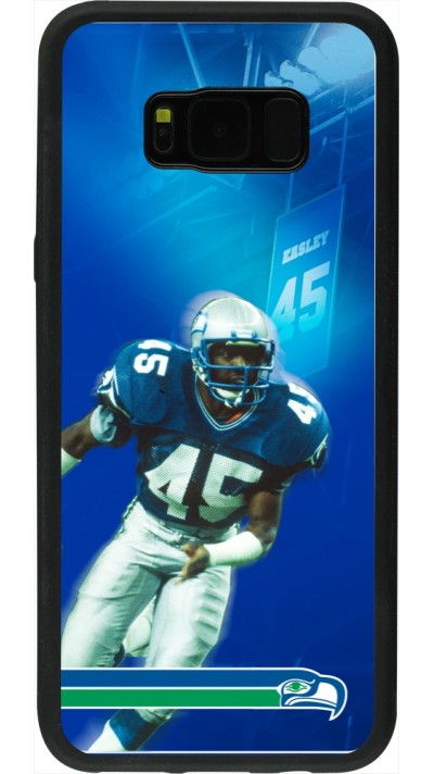 Coque Samsung Galaxy S8+ - Silicone rigide noir Super Bowl 26 Seattle 1