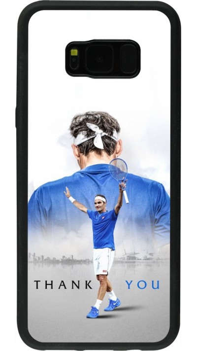 Samsung Galaxy S8+ Case Hülle - Silikon schwarz Thank you Roger