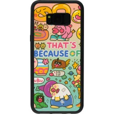 Coque Samsung Galaxy S8+ - Silicone rigide noir Thats beacause of