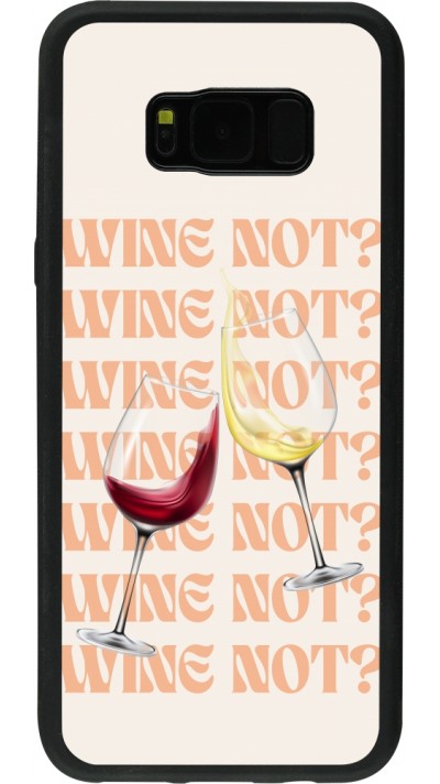 Samsung Galaxy S8+ Case Hülle - Silikon schwarz Wine not Samsung Galaxy S8+ Case Hülle - Silikon schwarz Wine not