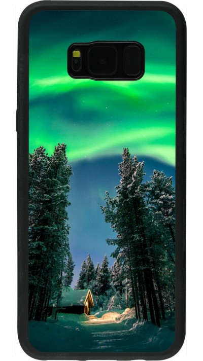 Samsung Galaxy S8+ Case Hülle - Silikon schwarz Winter 22 Northern Lights Samsung Galaxy S8+ Case Hülle - Silikon schwarz Winter 22 Northern Lights