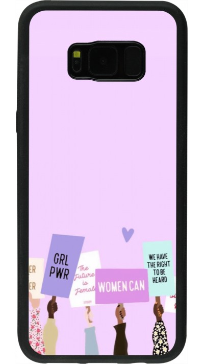 Samsung Galaxy S8+ Case Hülle - Silikon schwarz Womens day 2026 9