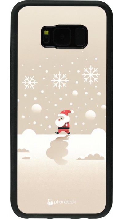 Samsung Galaxy S8+ Case Hülle - Silikon schwarz Weihnachten 2023 Minimalistischer Weihnachtsmann Samsung Galaxy S8+ Case Hülle - Silikon schwarz Weihnachten 2023 Minimalistischer Weihnachtsmann