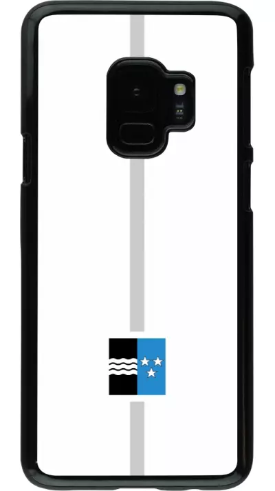 Coque Samsung Galaxy S9 - Canton AG blanc