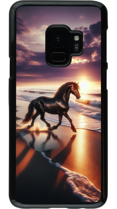 Coque Samsung Galaxy S9 - Cheval majestueux plage