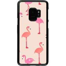 Coque Samsung Galaxy S9 - Pink Flamingos Pattern