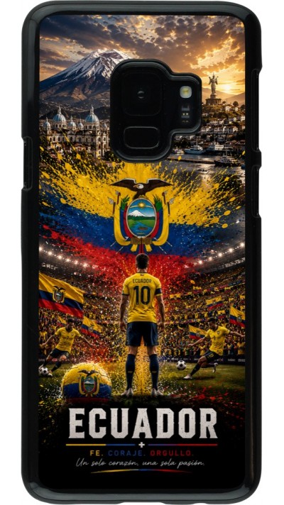 Coque Samsung Galaxy S9 - Football Équateur splash 2026