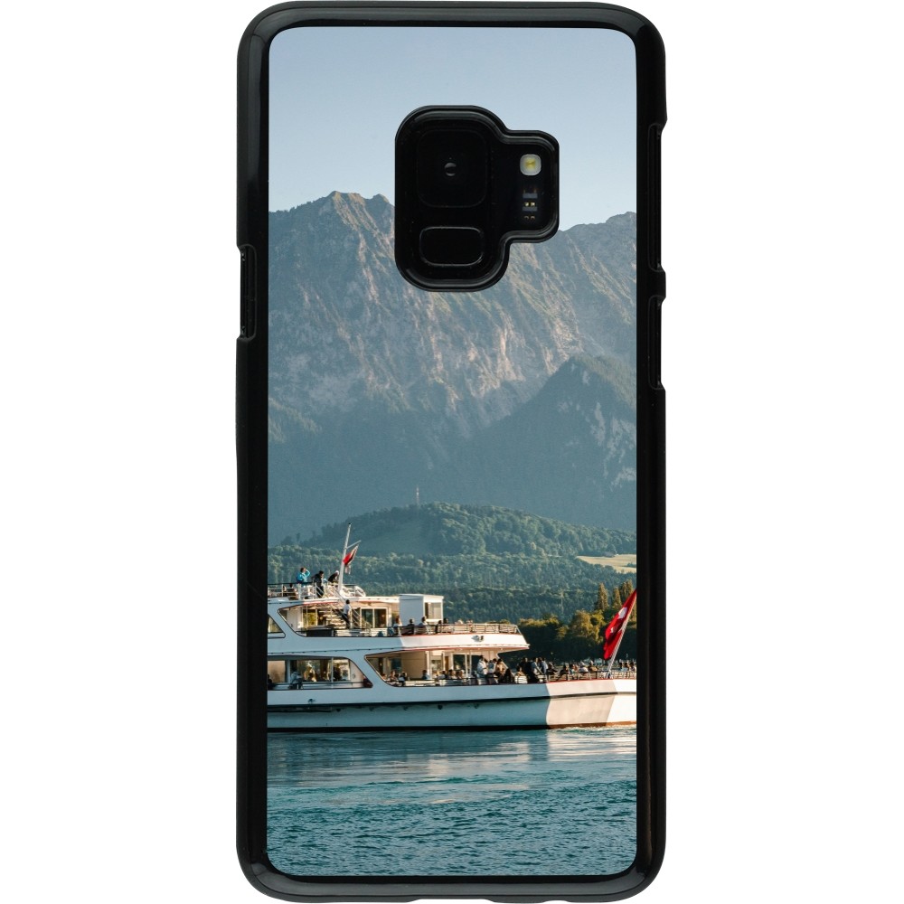 Coque Samsung Galaxy S9 - Fête Nationale Suisse Bateau Leman