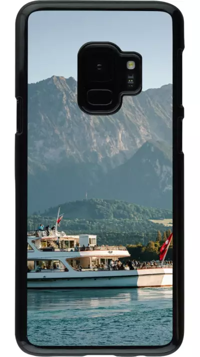 Coque Samsung Galaxy S9 - Fête Nationale Suisse Bateau Leman