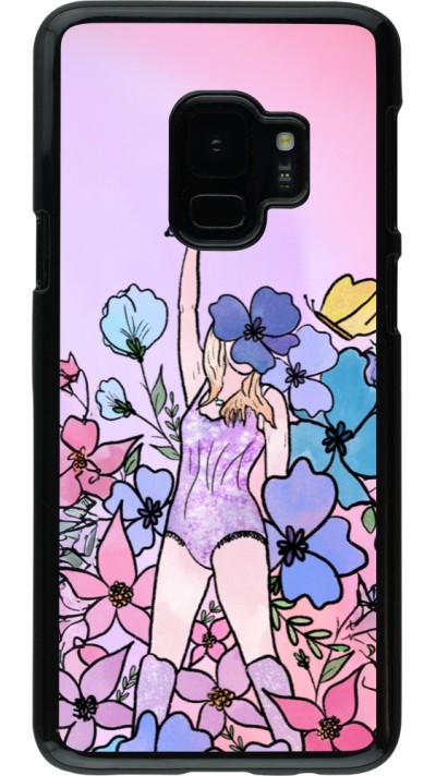 Coque Samsung Galaxy S9 - Taylor Swift Sketch - Pink