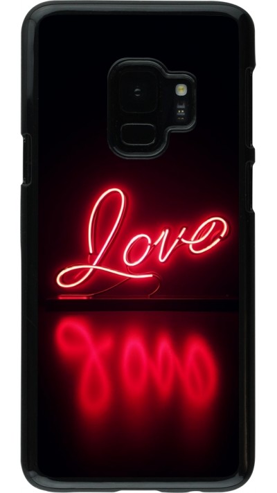 Coque Samsung Galaxy S9 - Valentine 2025 Neon Love