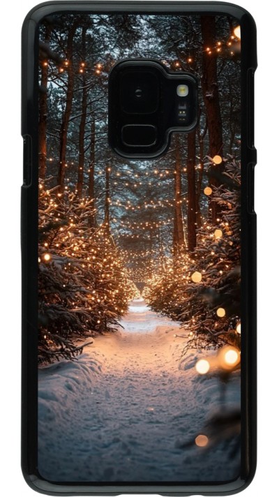 Coque Samsung Galaxy S9 - Winter 25 Winter snowy road
