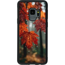 Samsung Galaxy S9 Case Hülle - Silikon schwarz Autumn 25 Rain
