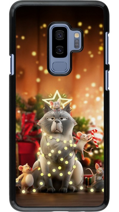Samsung Galaxy S9+ Case Hülle - Christmas 25 Xmas Cat